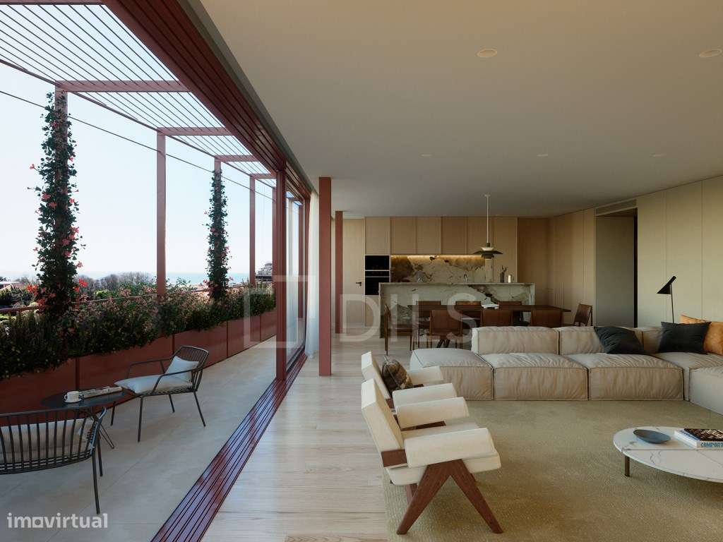 Apartamento T4+1 na Foz - Último Piso com Cobertura Privativa - Grande imagem: 3/37