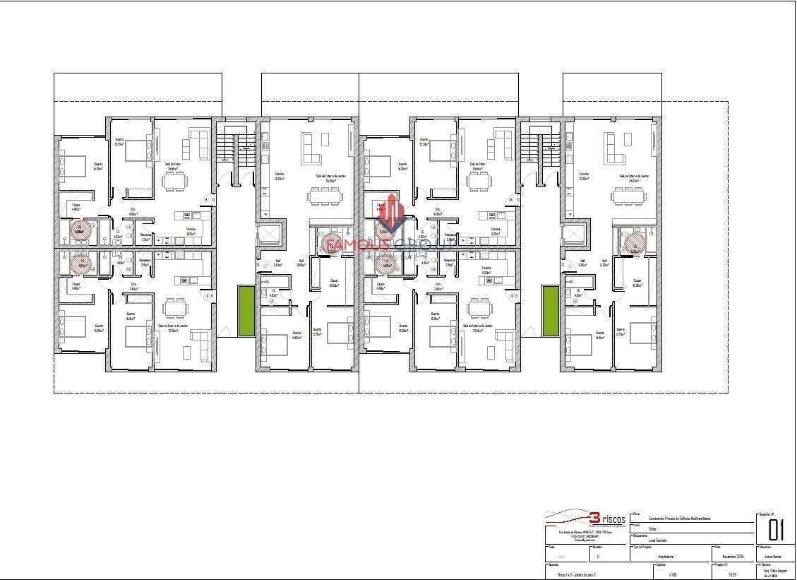 Lote  de terreno para construção com projeto Aprovado para 150 Fogos - Grande imagem: 4/5