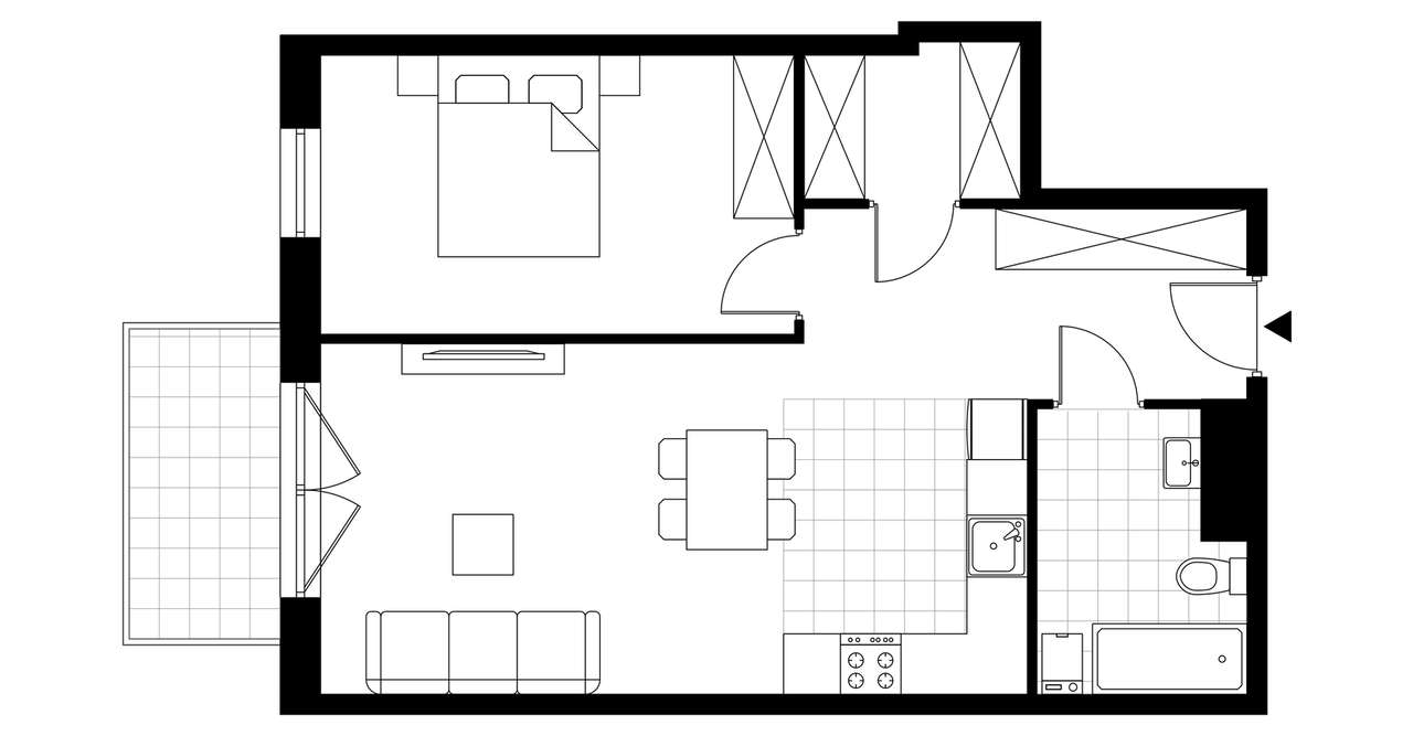 Panorama 3 Stawy | mieszkanie 2-pok. | 2.A10 - Pełny obrazek: 4/9