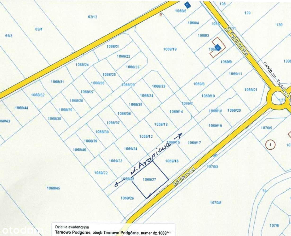 Działka pod zabudowę usługową w Tarnowie Podgórnym - Pełny obrazek: 2/2