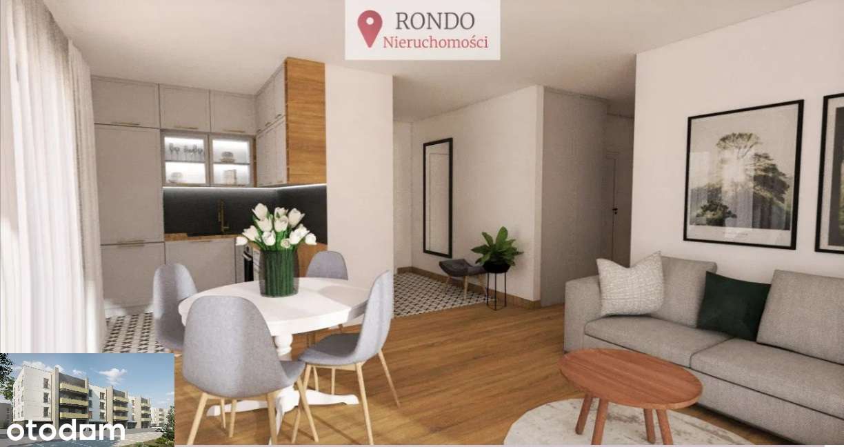 *Ergonomiczne * komfortowe  * M-3 * ogrzewanie podłogowe * 2 balkony*-0