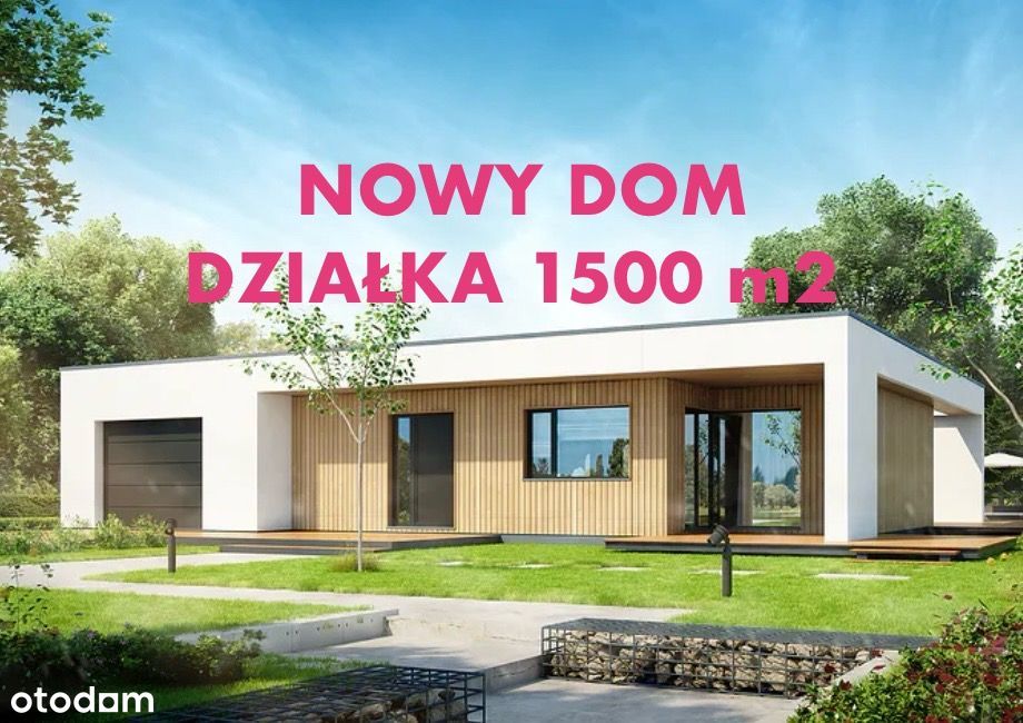 Cena do końca roku! Nowy Dom SSO i Działka 1500 m2