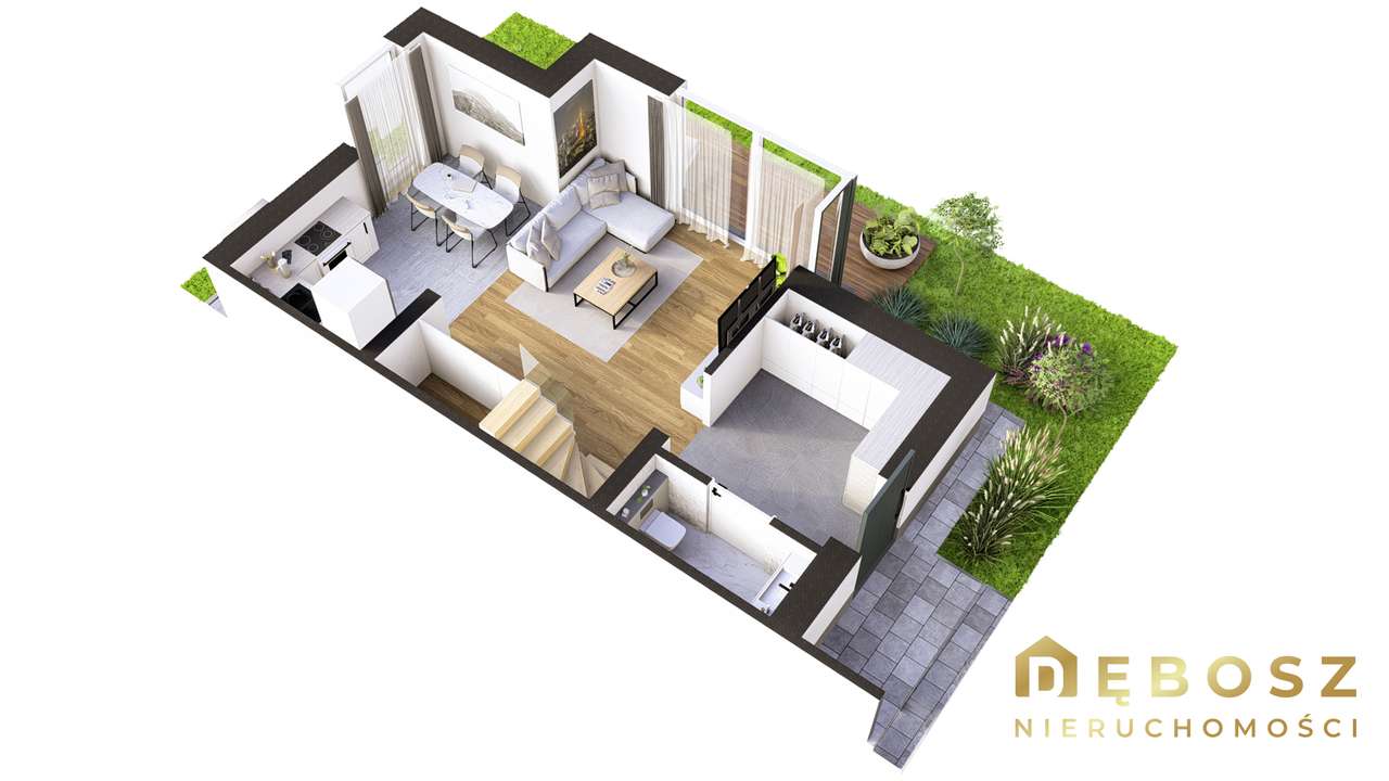 ul. Spacerowa / Kraków | Nowy Dom w zabudowie Bliźniaczej - ok. 102 m2-10
