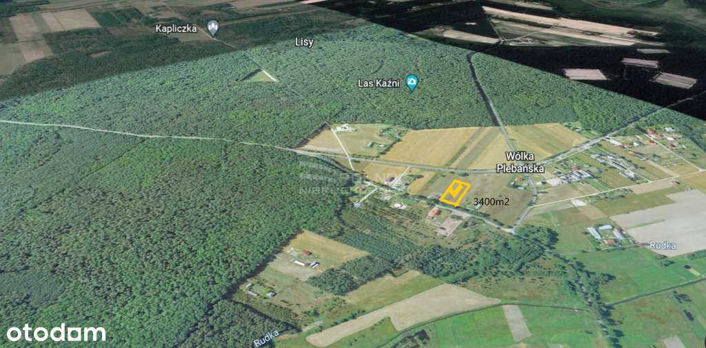 Duża działka budowlana w Wólce Plebańskiej - Pełny obrazek: 5/5