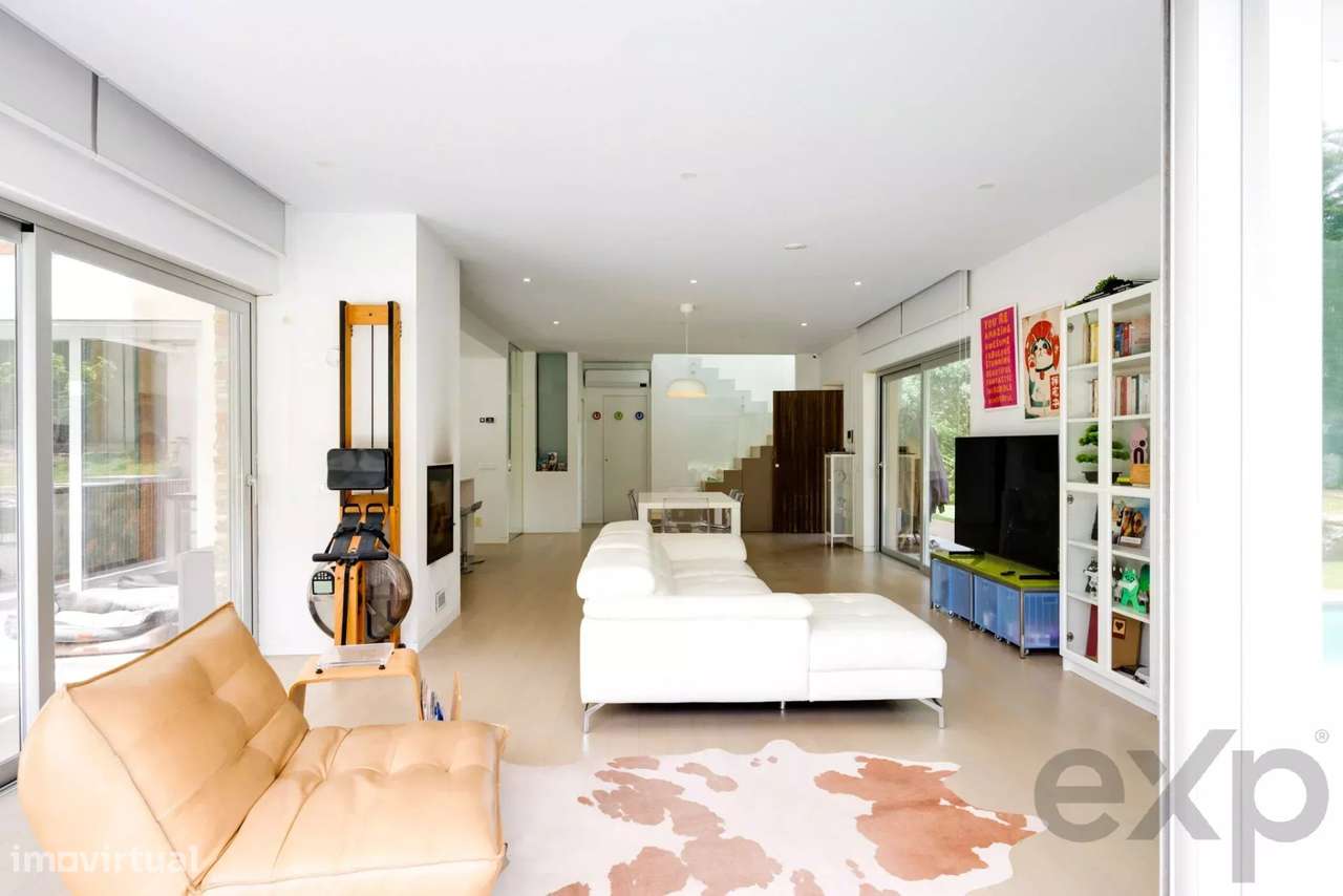 Moradia T4 com Piscina Aquecida de 17,5m e Apartamento Independente em-13