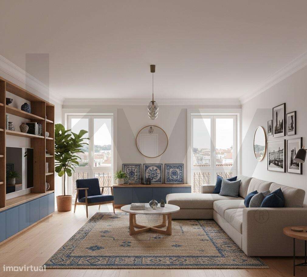 T3 com Suíte Privativa: Ideal para Viver e Trabalhar em Setúbal - Grande imagem: 5/6