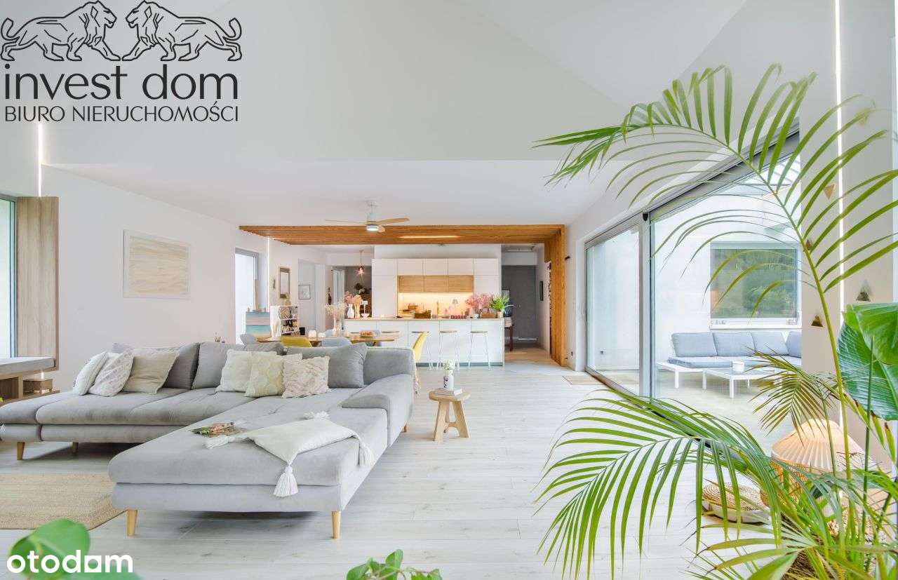 Śródziemnomorska Willa z Kolonialną Nutą | Spokój,-8