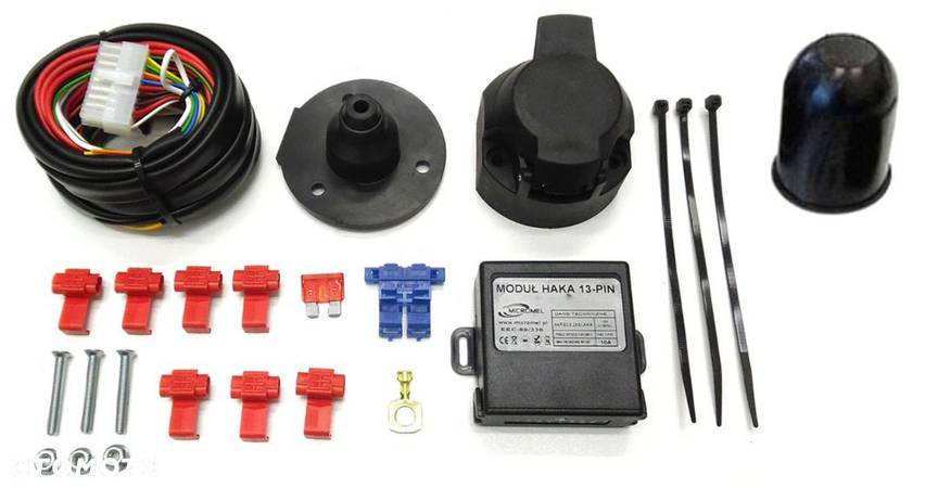 MARKOWY NOWY AUTO HAK HOLOWNICZY DO FORD KUGA 2 II +FL od 2013 SŁUPSK+MODUŁ 13 PIN BCP+ADAPTER 13/7 - 3