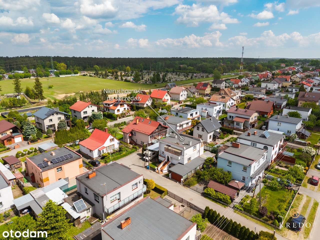 Dom z 4 stancjami | Potencjał inwest. | 115 m² | Człuchów, ul. Leśna-19