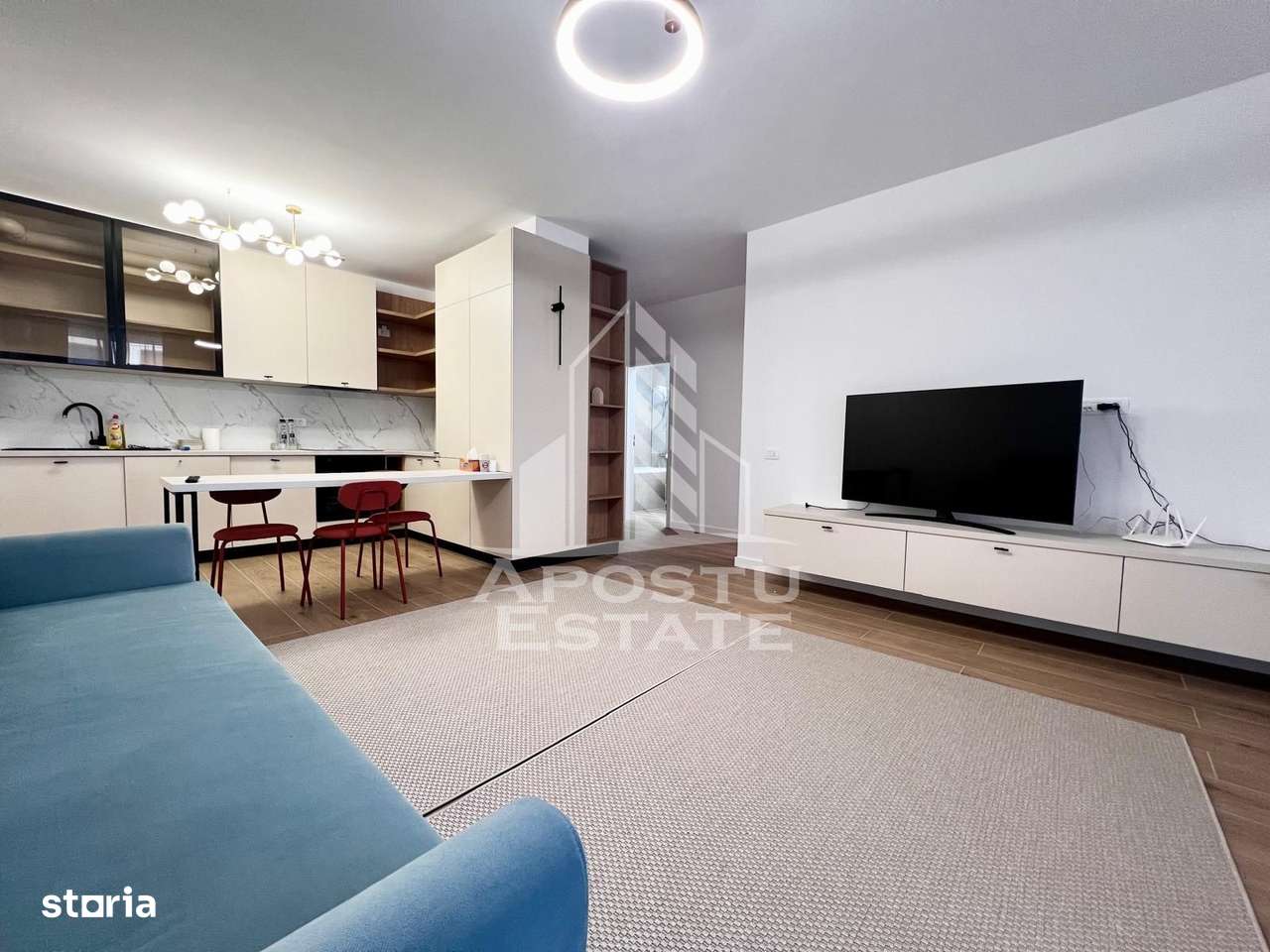Apartament 2 camere, centrala pe imobil, loc de parcare, Torontalului - Imagine principală: 2/9