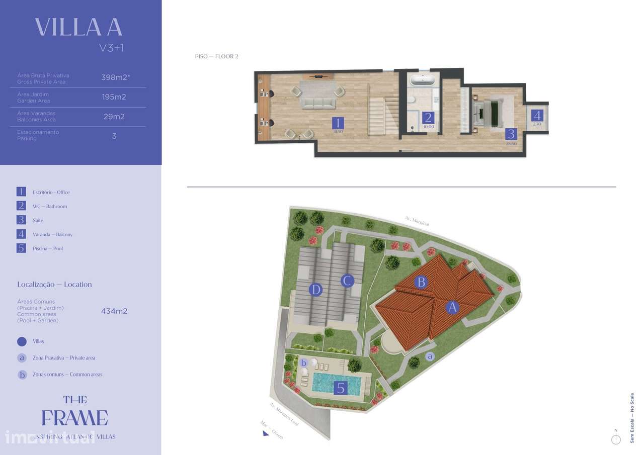 Moradia T3+1 no Empreendimento THE FRAME no Estoril, Cascais-16