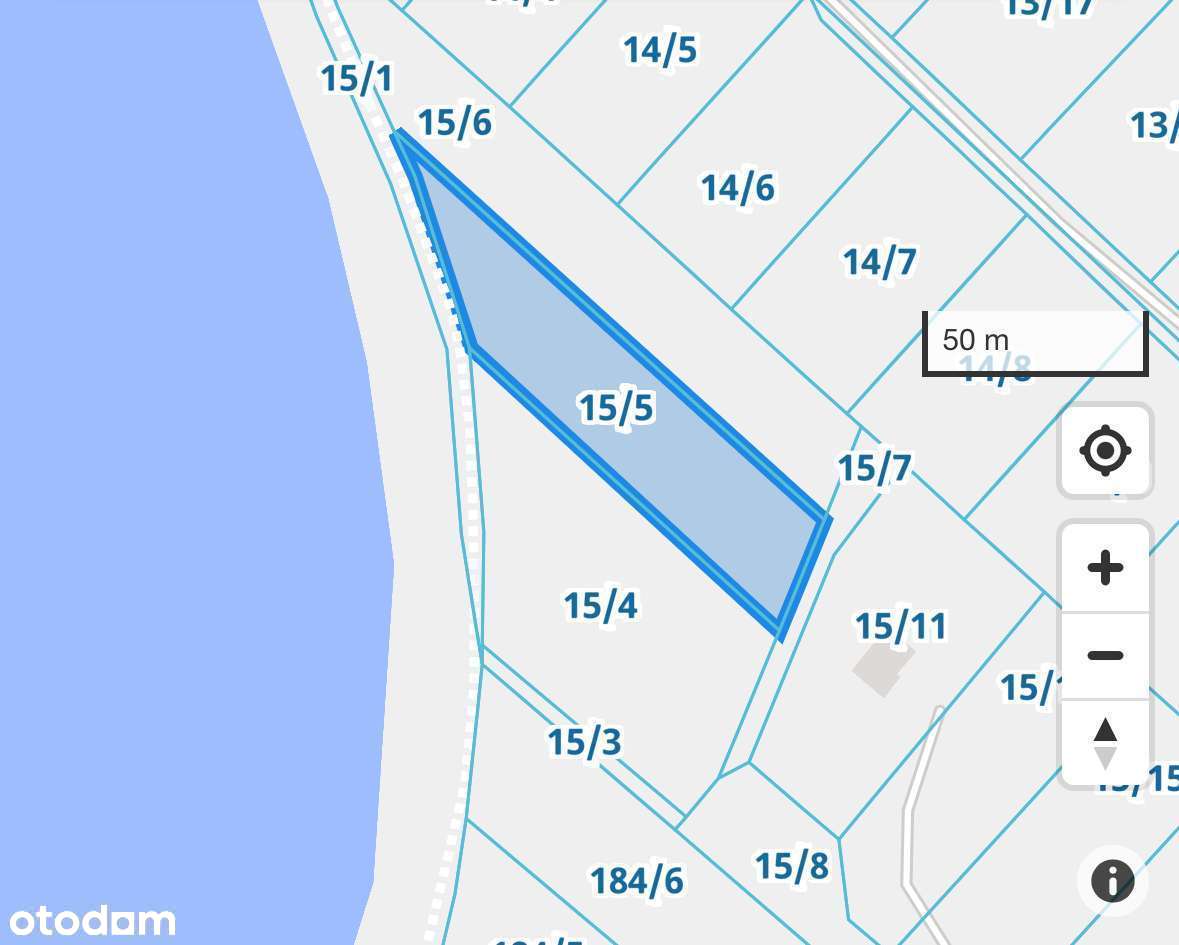 Urocza działka nad jeziorem - Pełny obrazek: 1/12