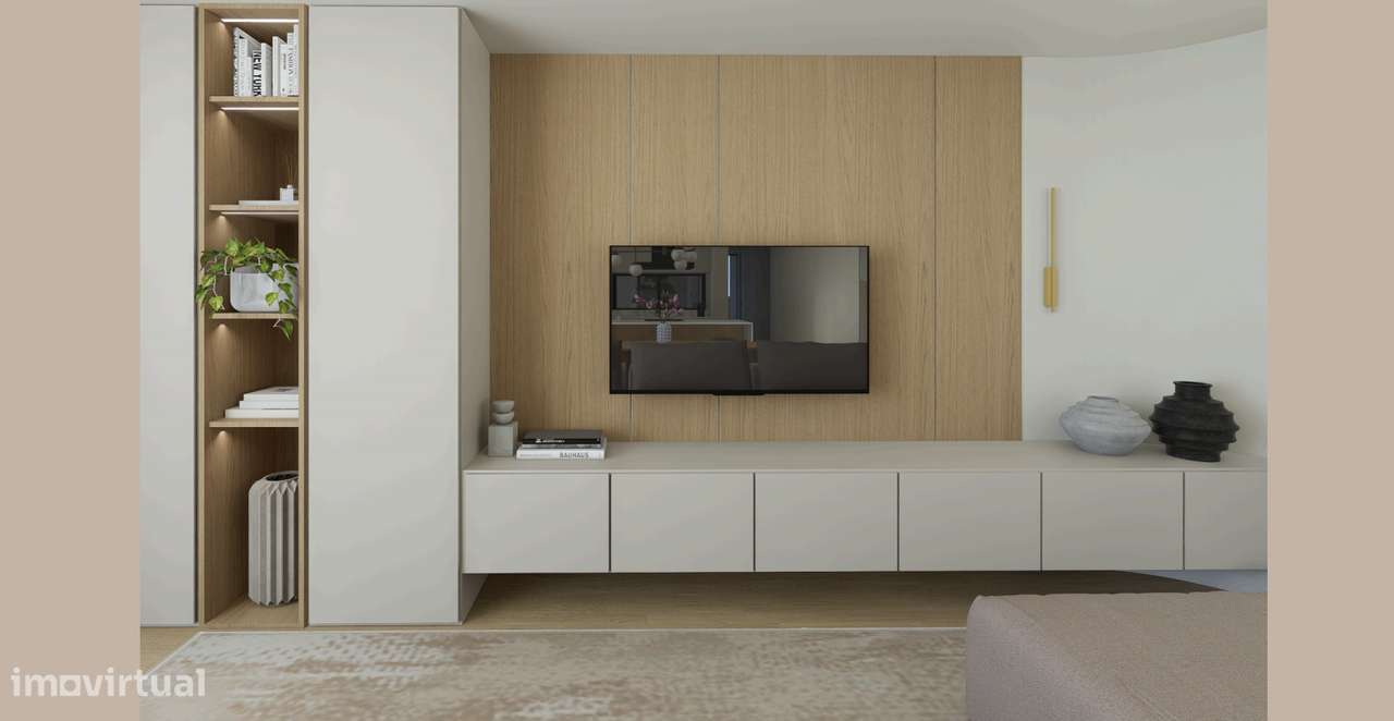 Ap T1 c/ varanda, piscina e garagem -Vila do Conde - Praia de Labruge-8