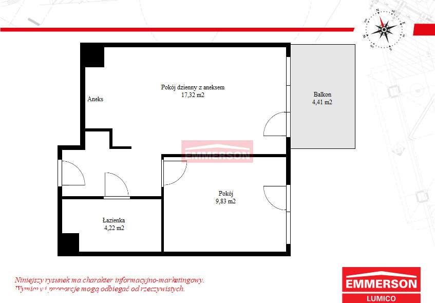 Balkon 5,5m2, Centrum, 3-pokoje - Pełny obrazek: 4/4