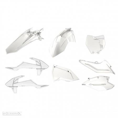 kit plasticos polisport transparente ktm sx / sx-f - 1