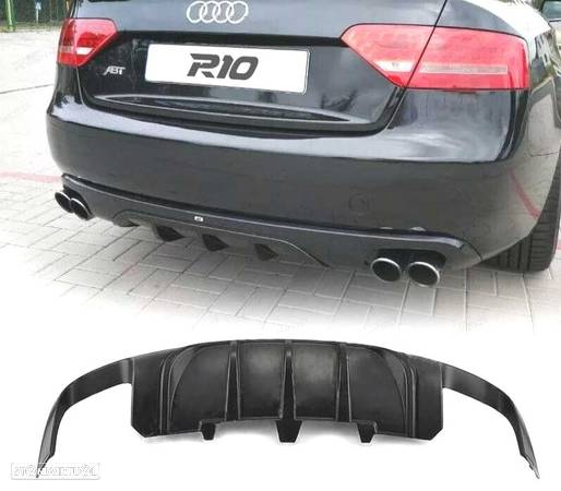 DIFUSOR PÁRA-CHOQUES TRASEIRO PARA AUDI A5 SPORTBACK 09-11 LOOK DTM - 1