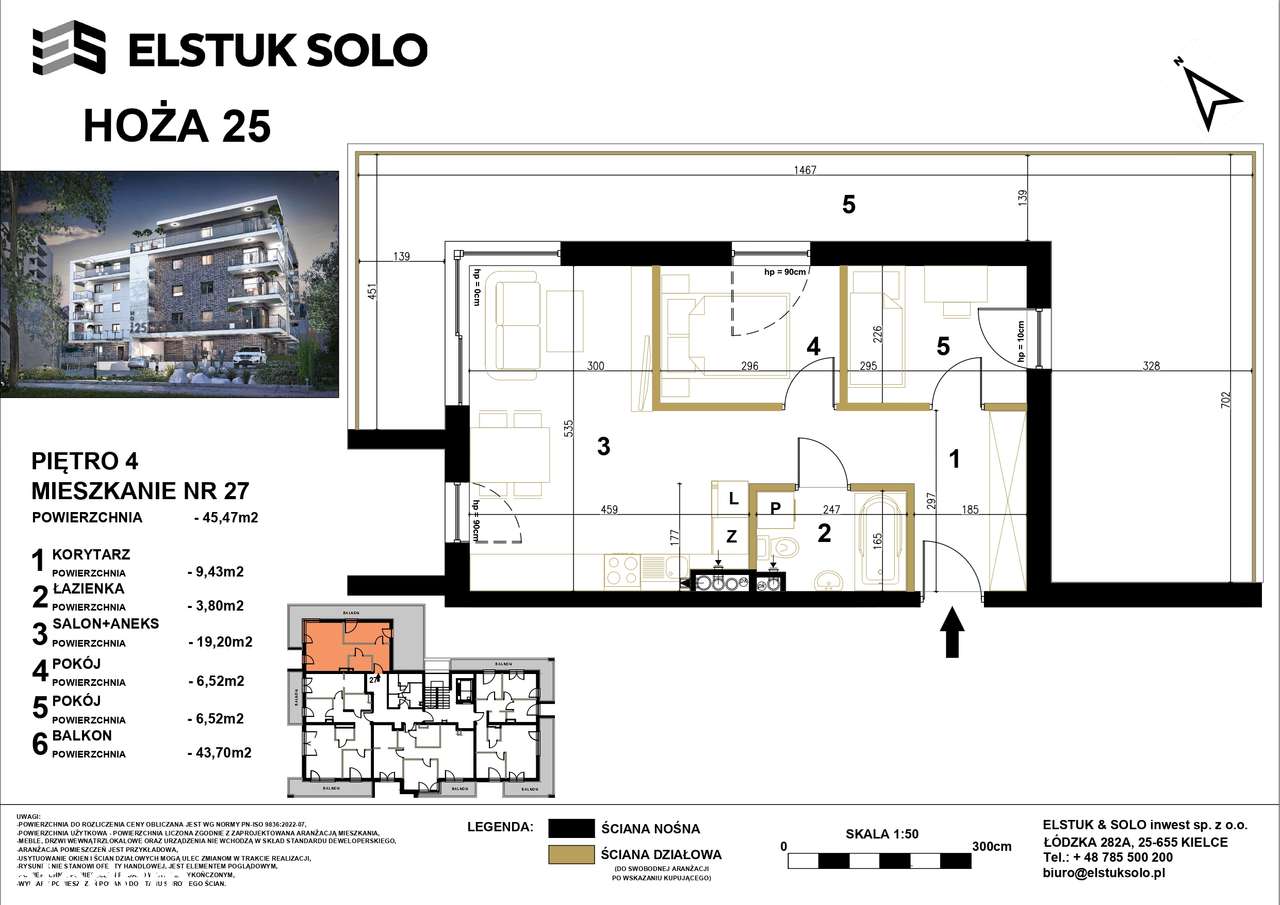 Hoża 25 - wysoki standard-11