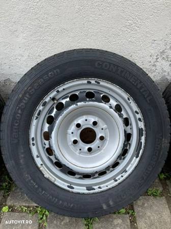 Jante cu cauc Michelin 205/65/16C 4buc dot2012 7-8mm impecabile - 3