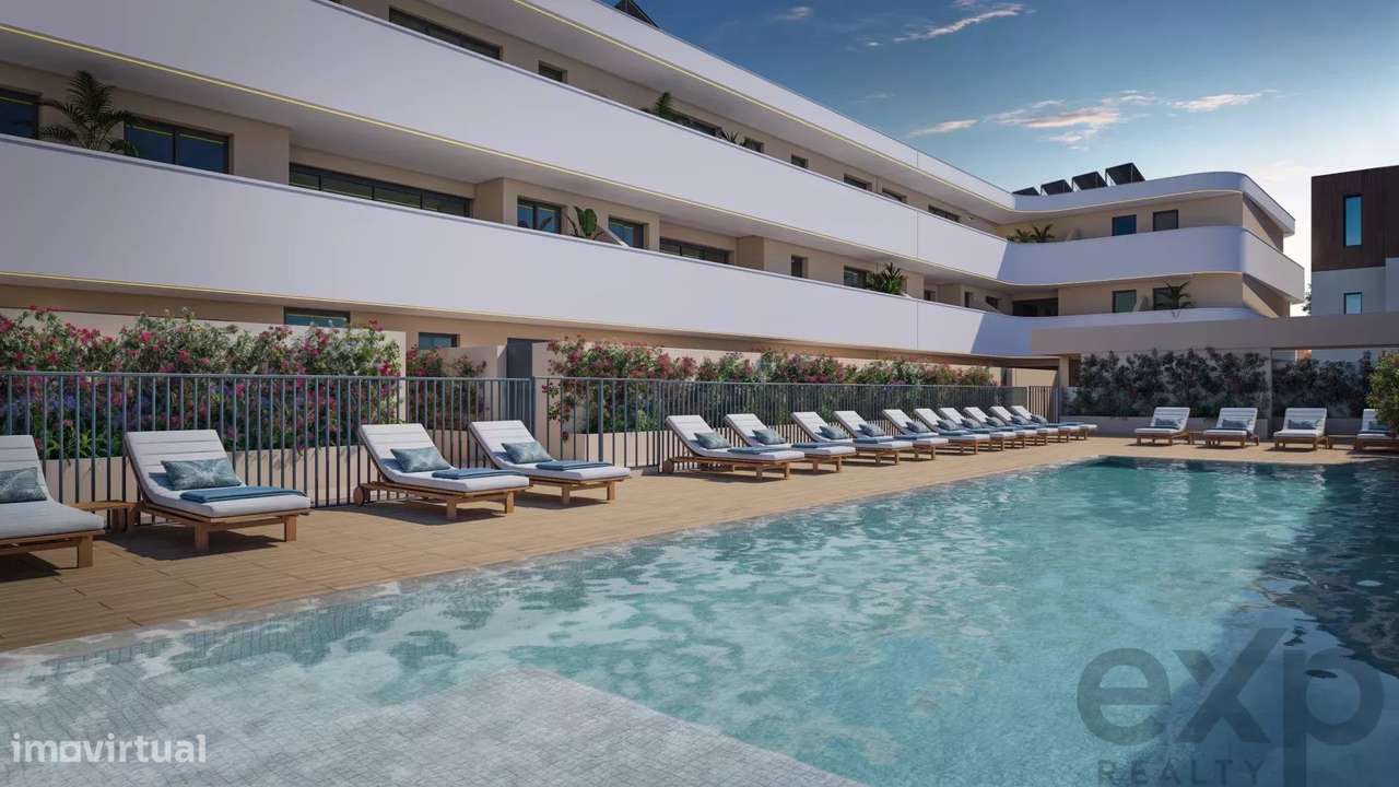 Apartamento T2 na praia, Cabanas Village, Conceição e Cabanas de Tavir - Grande imagem: 2/16