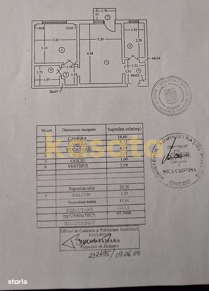 2 Camere | Zona Veteranilor | Etaj Intermediar | Centrala Proprie-13