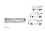 Treapta Mercedes Sprinter, 01.1995-01.2007, Vw Lt 2 05.1996-12.2005, Fata, partea Dreapta, cu armatura; Jos, Aftermarket - 1