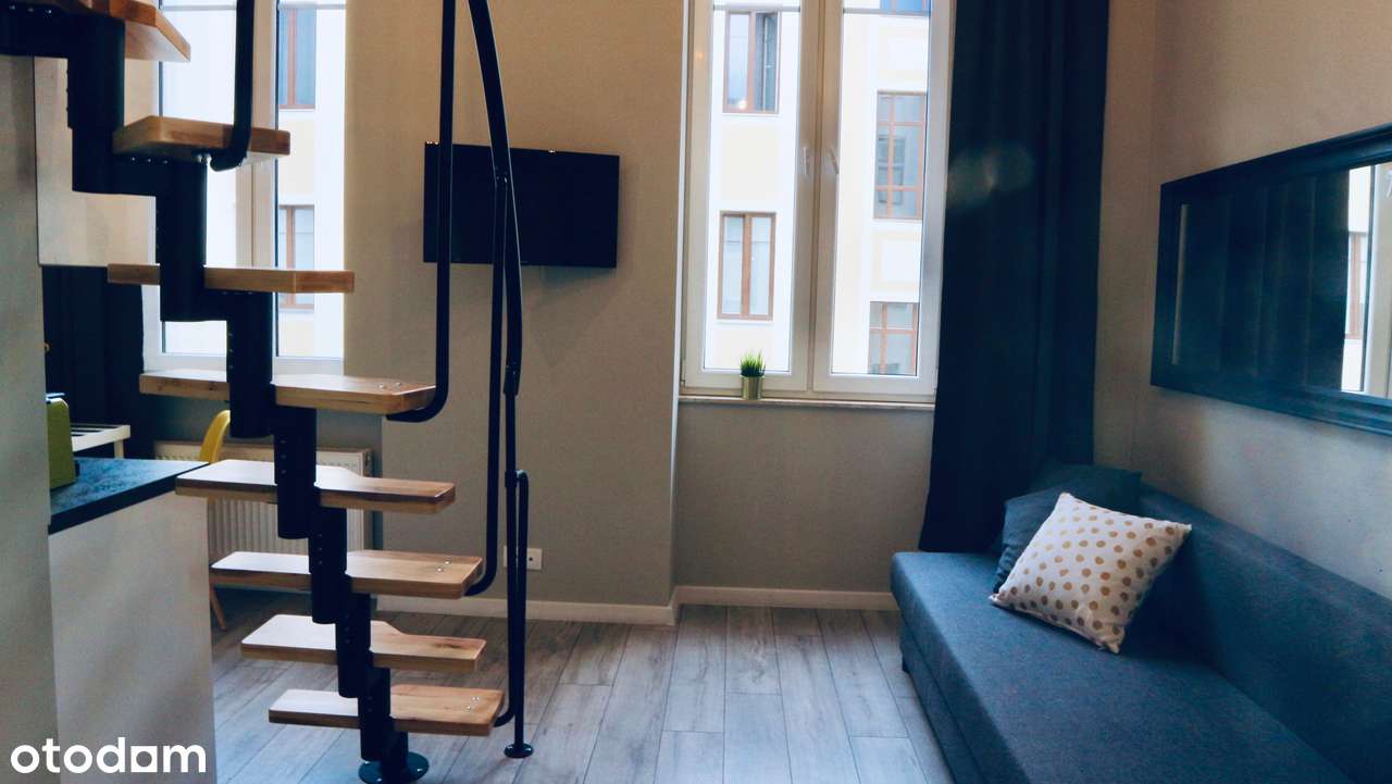 Kawalerka z antresolą przy Manufakturze - Pełny obrazek: 5/12