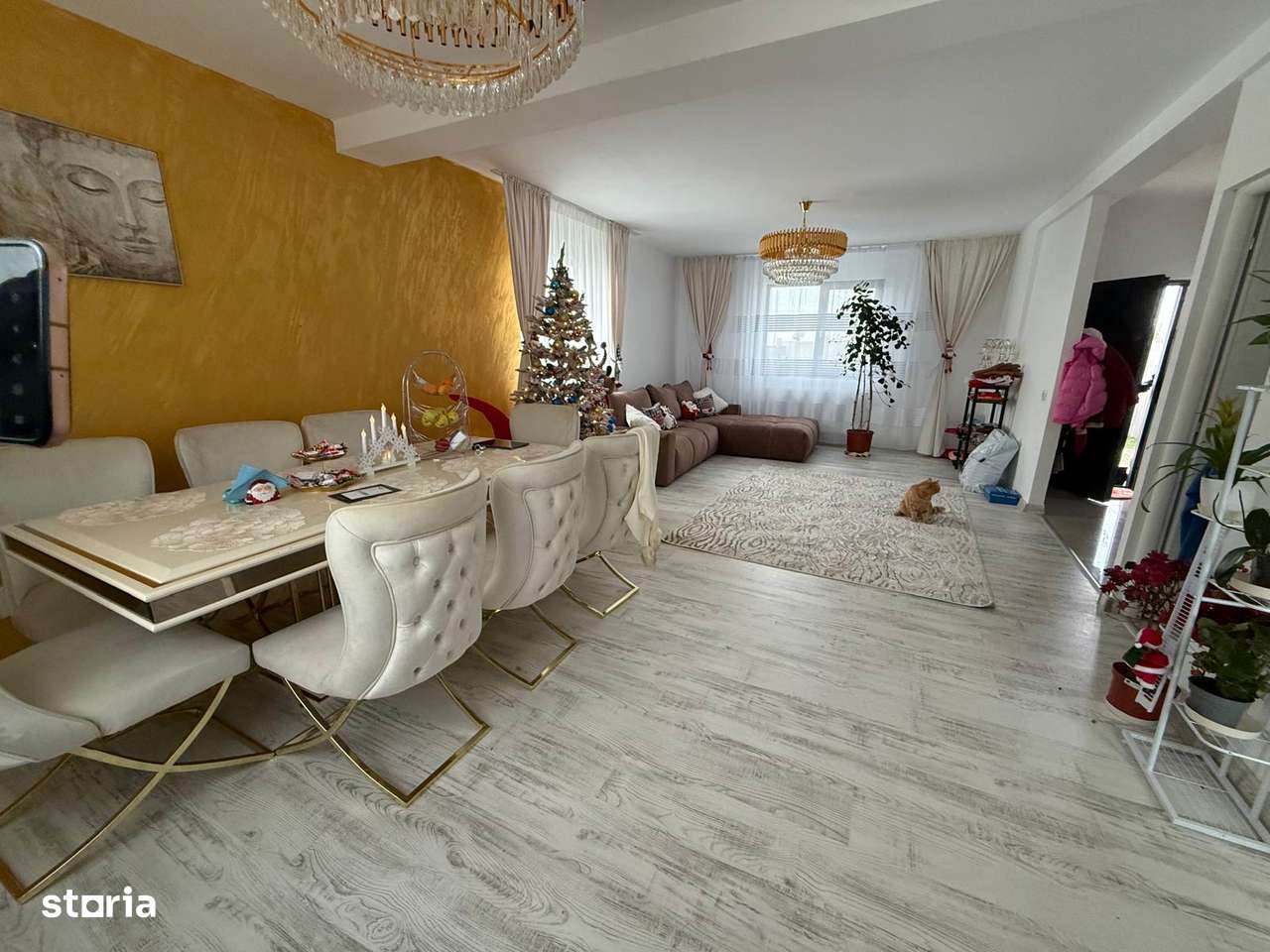 < Casa individuala P+1E > 4 camere 2 bai teren 405mp MUTARE IMEDIATA-5