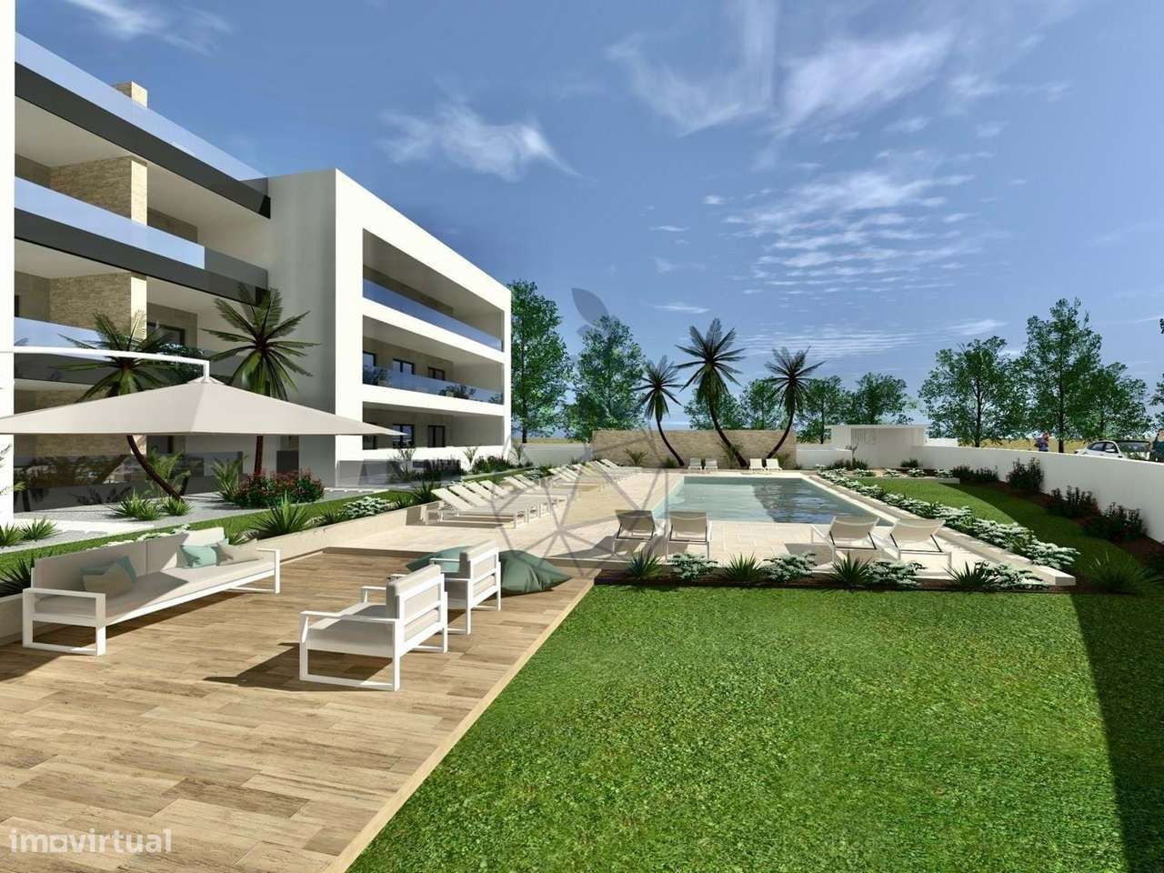 Edifício em construção com apartamentos tipologia T2 e T3 com piscina - Grande imagem: 3/43