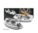 FARÓIS DAYLIGHT PARA VOLKSWAGEN VW POLO 6R 09-14 U-TYPE LED CHROME - 2