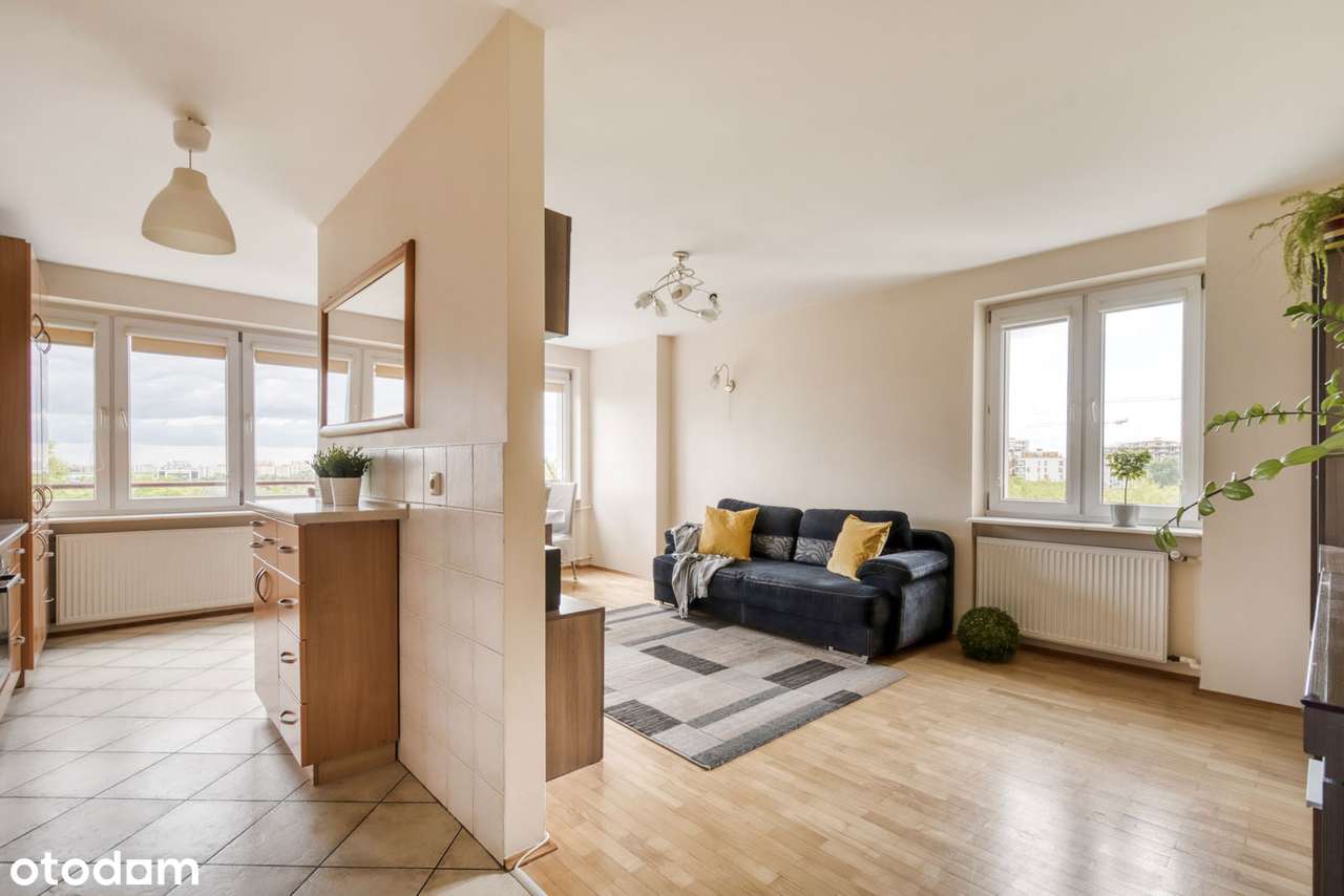 Atrakcyjne 3 pokoje przy metrze | Widok na zielony Mokotów | Jasne - Pełny obrazek: 4/12