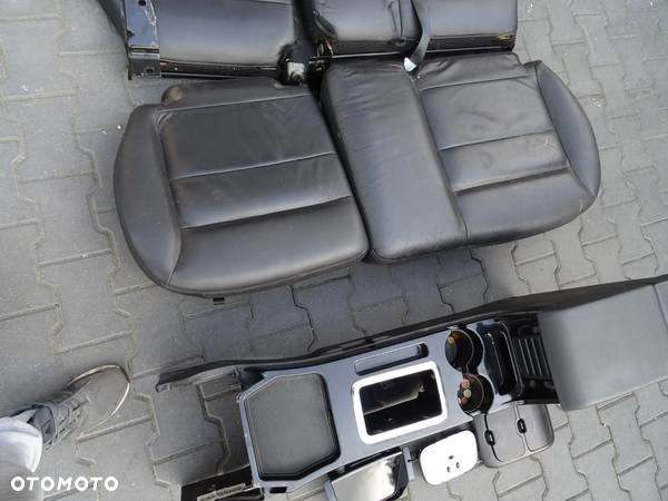 FORD ESCAPE II 08-12R CENA Z DOSTAWA FOTELE KANAPA TYL SKORA CZARNA STAN BDB KOMPLET - 5