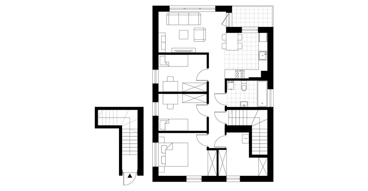 4-pokojowe mieszkanie 62m2 + balkon Bez Prowizji - Pełny obrazek: 3/8