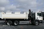 MAN TGM 26.340 / 6X4 / 2 STR WYWROTKA + HDS HIAB 144 / HYDROBURTA / ŁYCHA / - 17