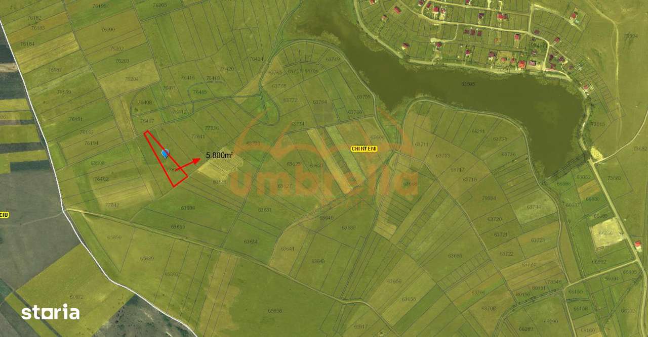 Teren de vanzare intravilan 5.800m²38€ m² Chinteni - Imagine principală: 3/3