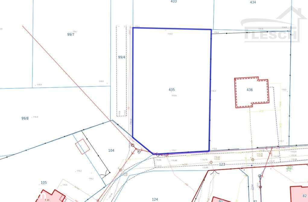 Pięknie położona działka w Kajetanach pod bliźniak-6