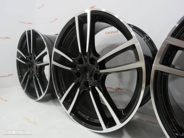 Jantes Look Porsche Cayenne Turbo S 21 x 9.5 + 11.5 J et 60 5x130 - 7