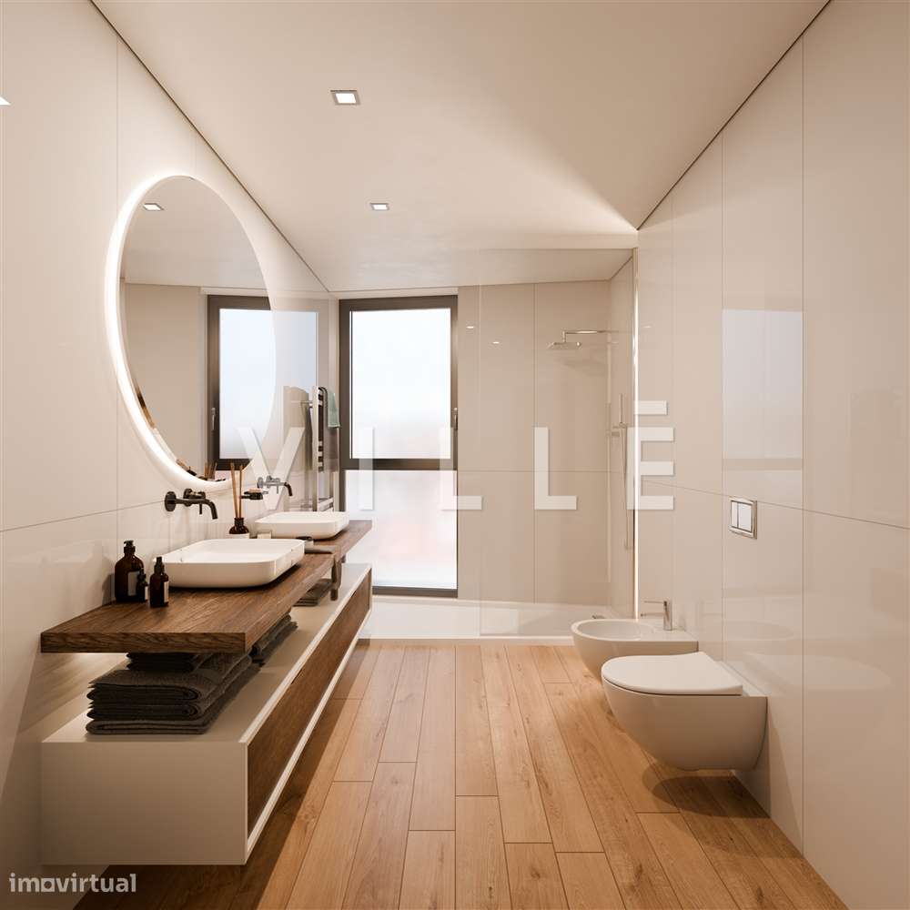 Apartamento T3 Recuado | Fração 4U – Elegância com Terraço Privativo - Grande imagem: 5/12