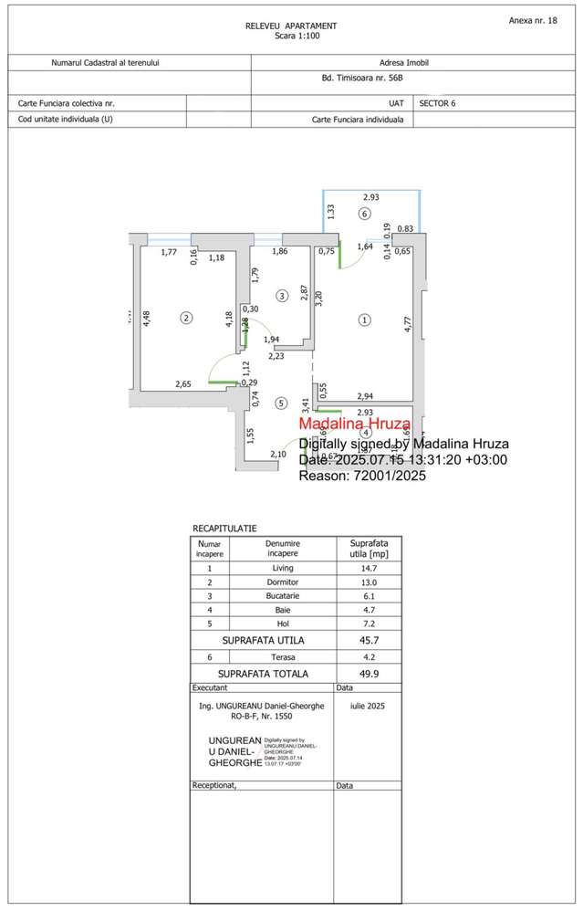 Apartament Finalizat NOVUM 56 - Faza 2-6