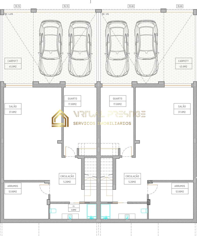 Moradia em Banda T4+1 - Pera - Nova - Garagem-26
