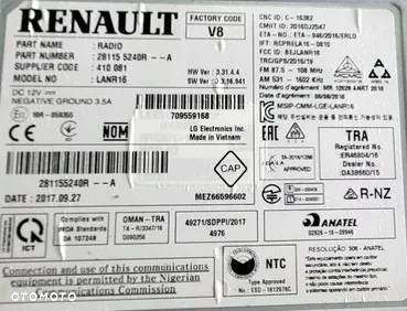 RENAULT MEGANE IV 17r NAWIGACJA NAVI RADIO CD 281155240R - 3