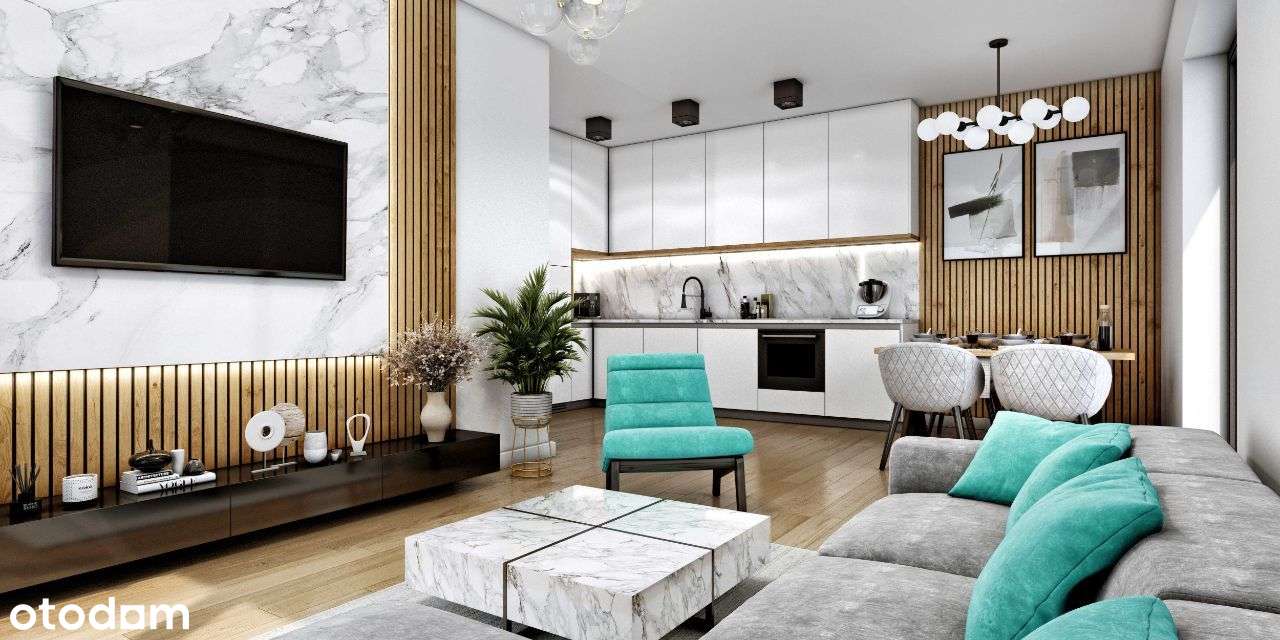 PROMOCJA 7990 ZA METR - mieszkanie 3 pokoje 54,66 m2, balkon, GOTOWE ! - Pełny obrazek: 3/3