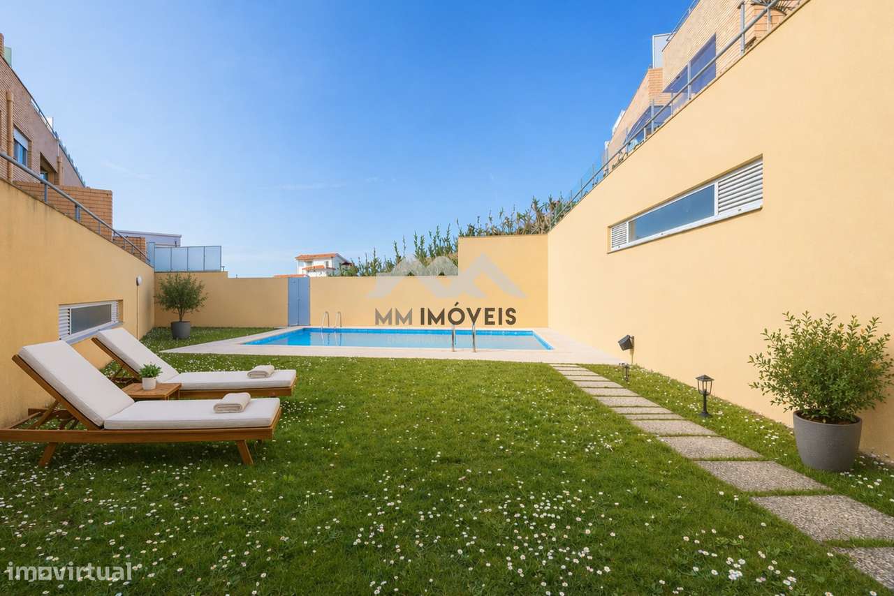 T3 Lavra | 1 min da Praia | Vista Mar | Terraço | Piscina-40