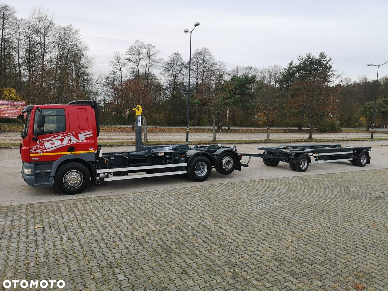 DAF CF 410 HAKOWIEC 6x2 + Przyczepa HUEFFERMANN Stan Idealny! - 5