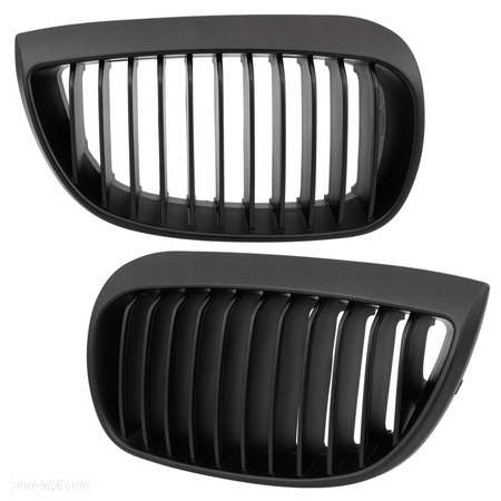 Atrapa Grill Nerki Kratki kpl Czarny mat Bmw 1 e81 e82 e87 e88 2004-2007 - 2