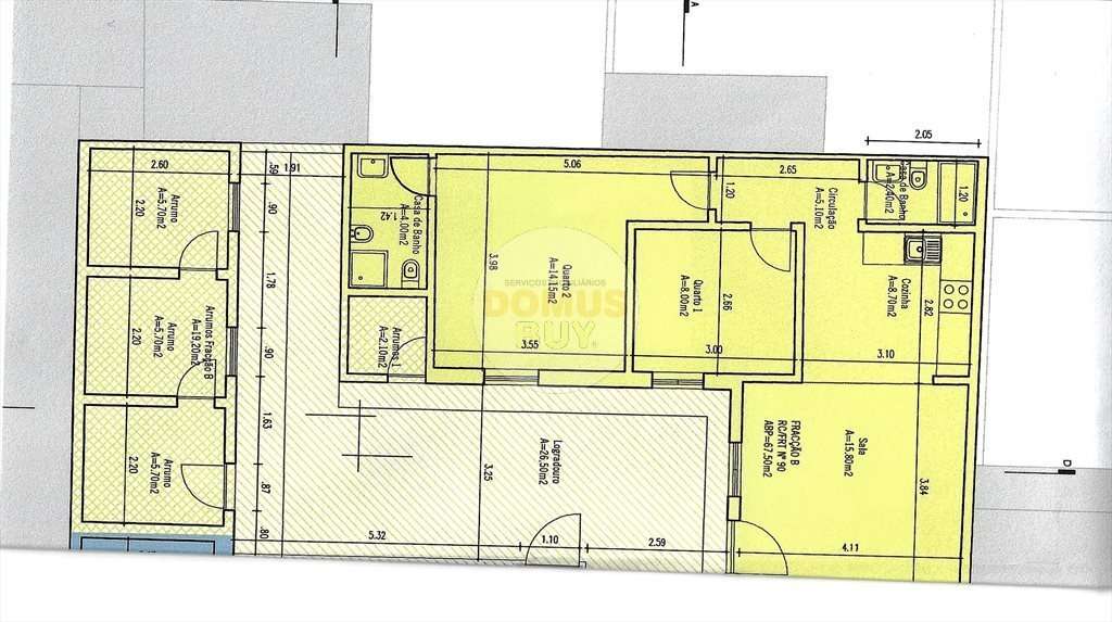 Moradia Térrea T2 + Anexo e Quintal - Baixa da Banheira-14