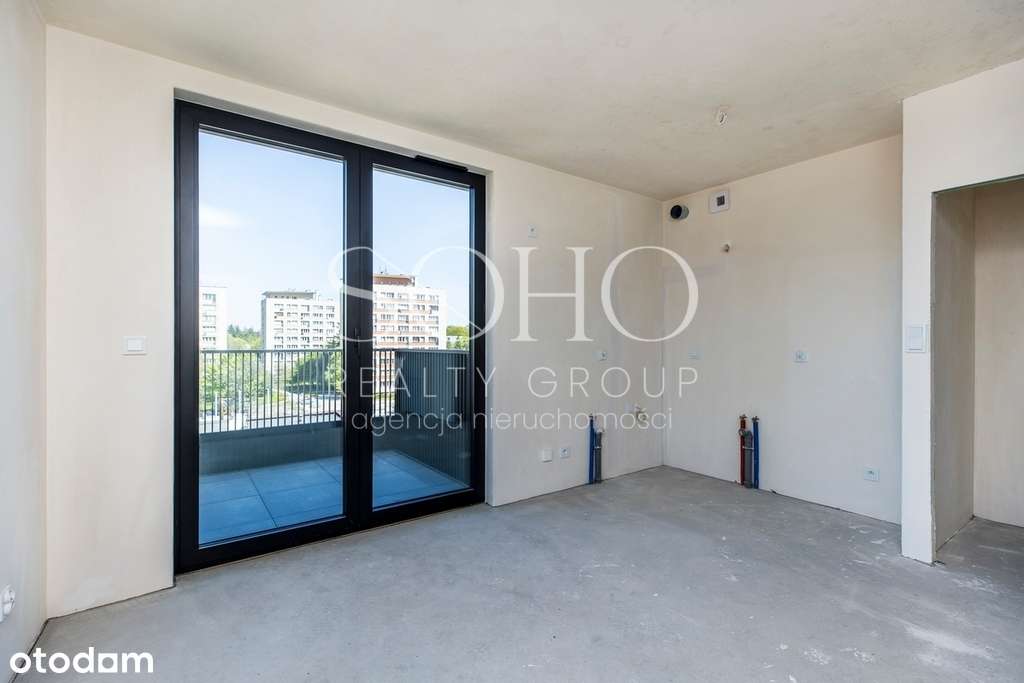 ul. Mogilska, 2 pokoje, 34.21 m², Mogilska Młyny – pohled 5