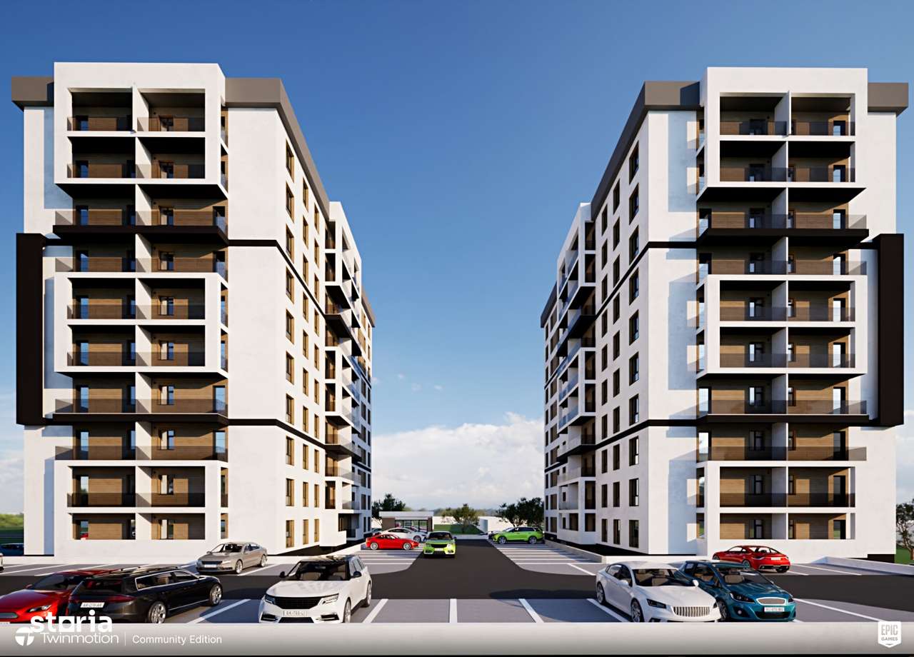 Apartamente 2 camere-Ansamblul Rezidential Satina Park - Imagine principală: 3/9