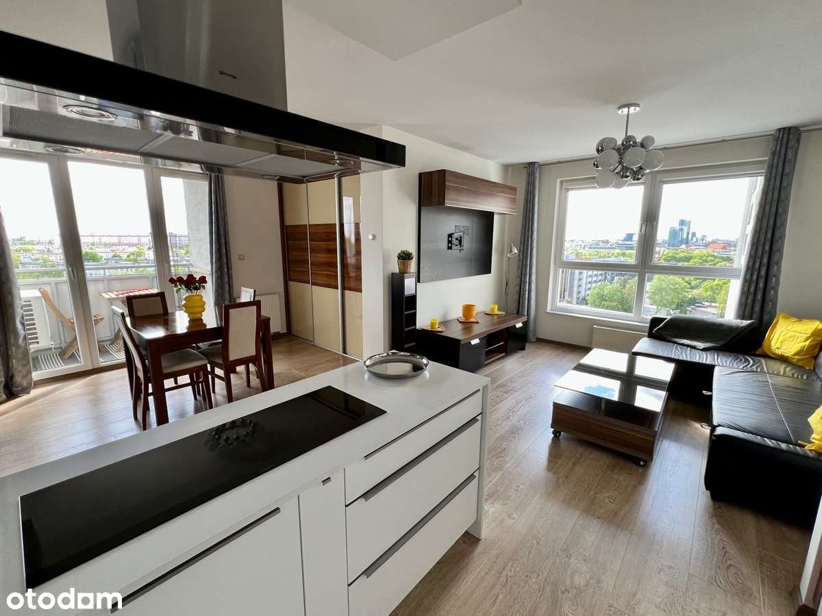 Apartament 50m2 Na Miasteczku Tarasy Warty dwa pokoje 9 piętro