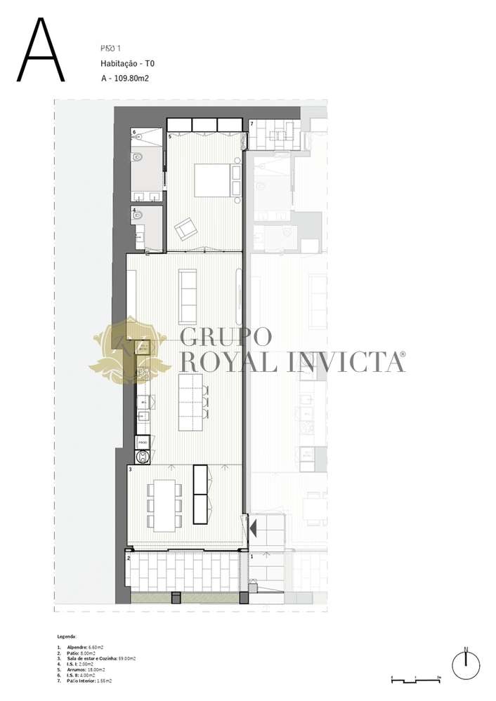 Espaço Comercial com projeto para conversão em 2 Apartamentos – Bonfim-9