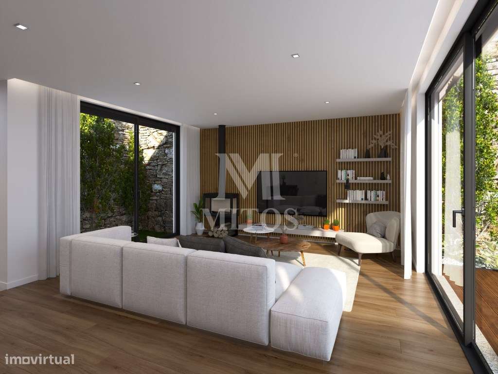 Moradia T3 Térrea com piscina, situada em Vilar de Mouros - Caminha-5